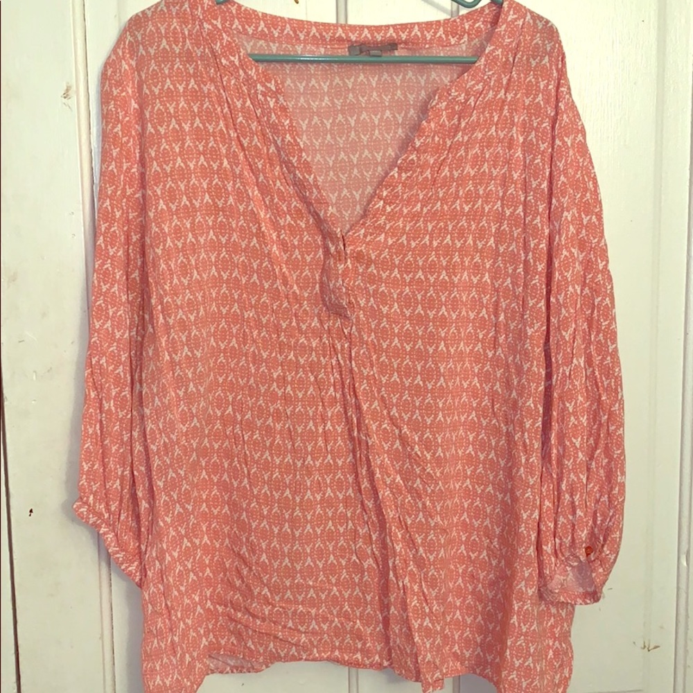2x Coral and White Saint Tropez West Shirt